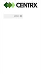 Mobile Screenshot of centrxinc.com
